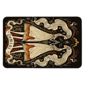 フレキシブルフォトマグネットジェミニシナ〔占星術の〕十二宮図アート マグネット (横)