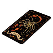 フレキシブルフォトマグネット蠍座天空〔占星術の〕十二宮図アート マグネット (左側)