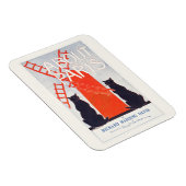 フレキシブルフォトマグネット:パリのヴィンテージポスターについて マグネット (右側)