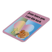 フレキシブルフォトマグネット マグネット (左側)