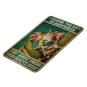 フレキシブルフォトマグネット マグネット (左側)