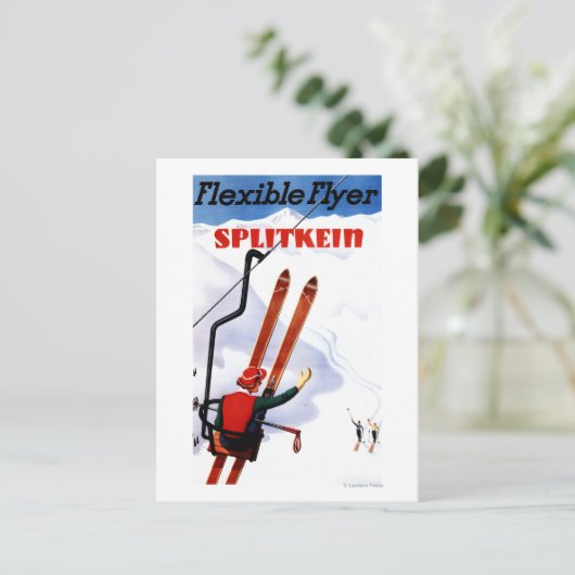 フレキシブルフライヤスプリトキインウッドスキープロモーション ポストカード (スタンド正面)