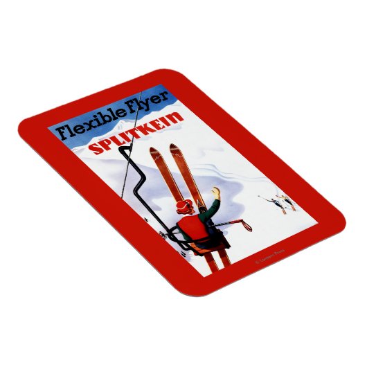 フレキシブルフライヤスプリトキインウッドスキープロモーション マグネット (右側)