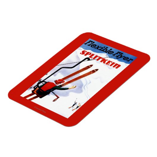 フレキシブルフライヤスプリトキインウッドスキープロモーション マグネット (左側)