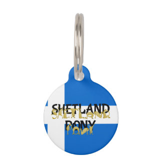 フレキシブルポニー – Shetland ペット　ネームタグ