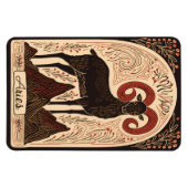 フレキシブル写真マグネット牡羊座〔占星術の〕十二宮図芸術 マグネット (横)