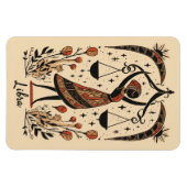 フレキシブル写真磁石天秤座天空〔占星術の〕十二宮図芸術 マグネット (横)