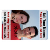 フレキシブル磁石の写真と文字 マグネット (横)