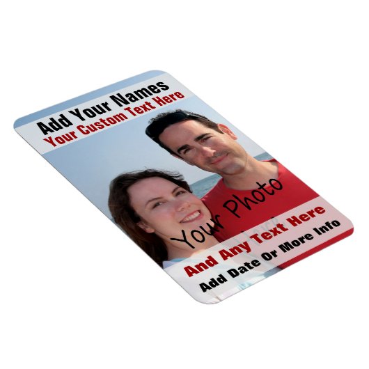 フレキシブル磁石の写真と文字 マグネット (右側)