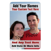 フレキシブル磁石の写真と文字 マグネット (縦)