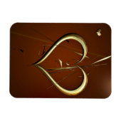 フレキシブル磁石の金ゴールドシャード マグネット (横)