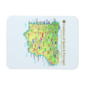 フレキシブルCaminoマップマグネット マグネット (横)