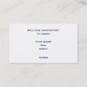 フレクイかわいい毛皮のスフィンクス子猫 名刺 (裏面)