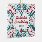 フレクリッチャーグリシュタダグ，ペンシルバニアオランダクリスマス セラミックオーナメント (右)