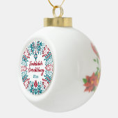 フレクリッチャーグリシュタダグ,ペンシルバニアオランダクリスマス セラミックボールオーナメント (右)