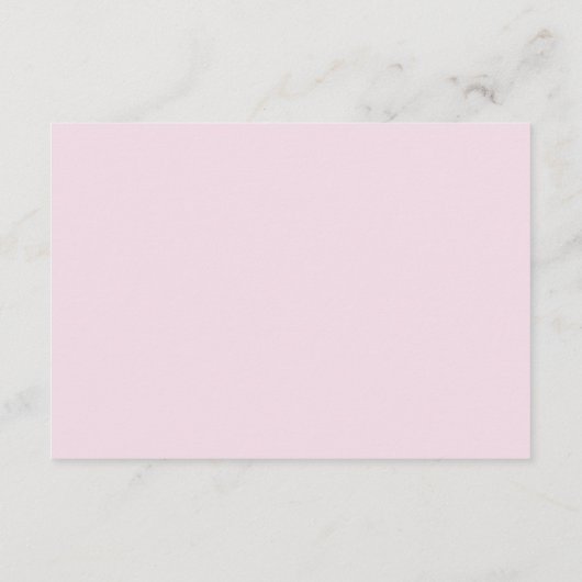 フレグランスピンクローズ結婚ズの宿泊施設 エンクロージャーカード (裏面)