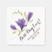 フレグランスフリーシア花びら 最高の日! スタンダードカクテルナプキン (正面)