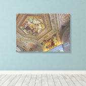 フレスコ絵画天井 キャンバスプリント (インサイチュ (ウッドフロア))