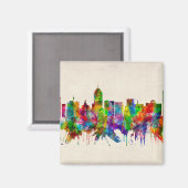 フレスノカリフォルニアスカイライン マグネット (正面/裏面)