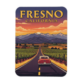 フレスノカリフォルニアセントラルバレー マグネット