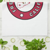 フレスノカリフォルニア キッチンタオル (折り畳み)