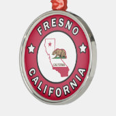 フレスノカリフォルニア メタルオーナメント (左)