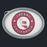 フレスノカリフォルニア 卵形バックル<br><div class="desc">フレスノカリフォルニア</div>