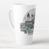 フレスノシティカリフォルニアUSA カフェラテマグ (左アングル)