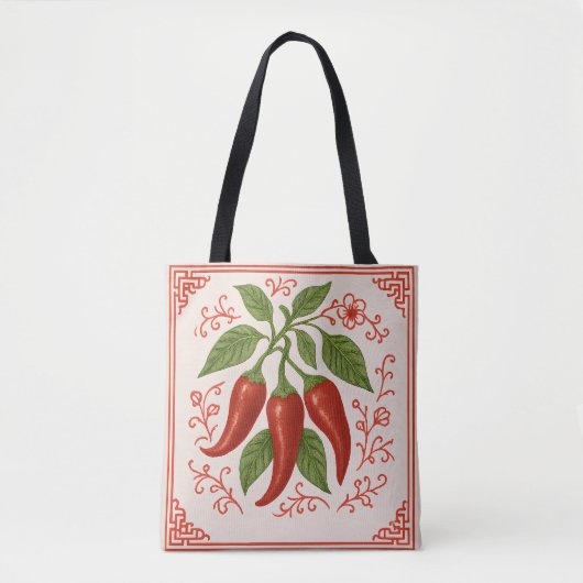"フレスノトート" - CHINOISERIE TOTE BAG トートバッグ (正面)