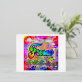 フレスノビスタ表現ハガキ 箔シーズンポストカード (立ち正面)