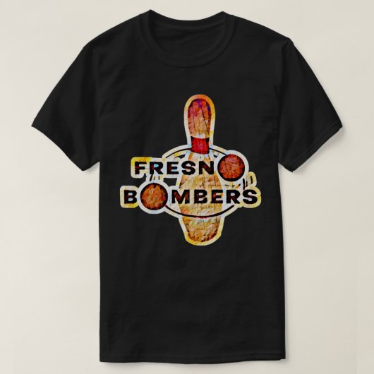 フレスノボマーズボーリング Tシャツ (デザイン正面)