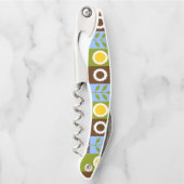 フレスノ市旗ウェイターコルクスクリュー ソムリエナイフ (正面)