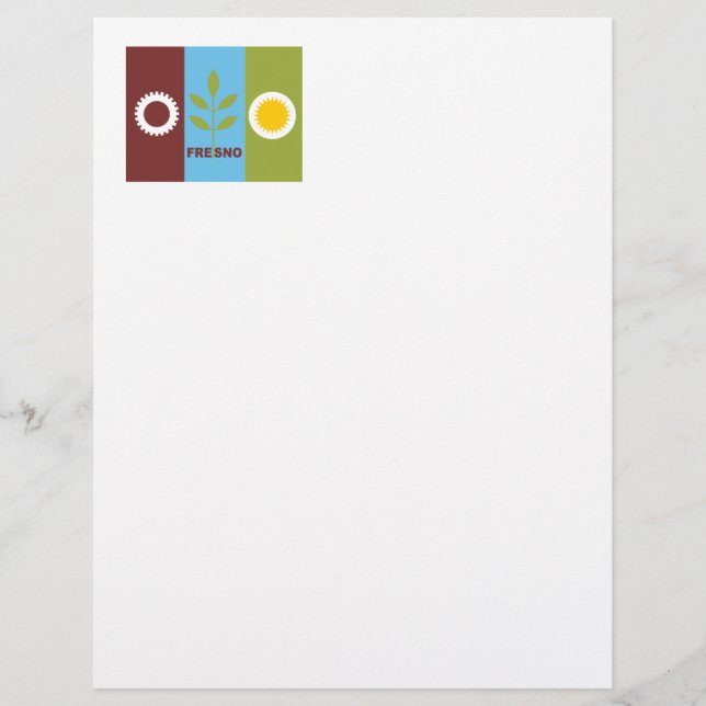 フレスノ市旗 (正面)