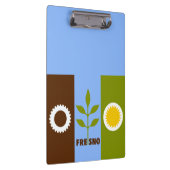 フレスノ市旗，カリフォルニア州クリップボード クリップボード (右)