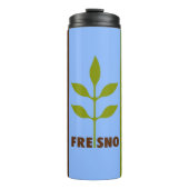 フレスノ市旗，カリフォルニア州サーマルタンブラー タンブラー (正面)