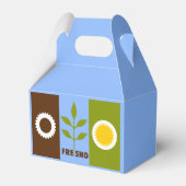 フレスノ市旗，カリフォルニア州フェイスボックス フェイバーボックス (正面サイド)