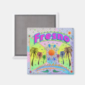 フレスノ落ち着いた欲望マグネット マグネット (正面/裏面)