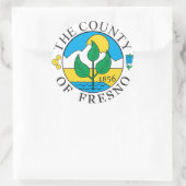 フレスノ郡印章 ラウンドシール (バッグ)