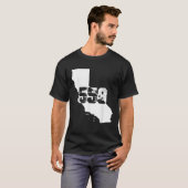 フレスノ・カリフォルニア559エリアコードTシャツ Tシャツ (正面フル)