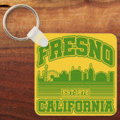 フレスノ，カリフォルニア キーホルダー (正面)