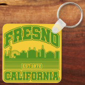 フレスノ，カリフォルニア キーホルダー (裏面)