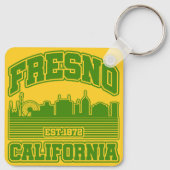 フレスノ，カリフォルニア キーホルダー (裏面)