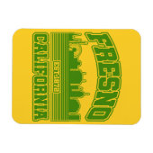 フレスノ，カリフォルニア マグネット (横)