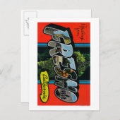 フレスノ,カリフォルニア – ラージレターのシーン ポストカード (正面/裏面)