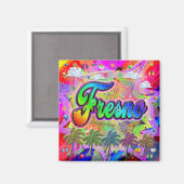 フレズノビスタエクスプレス マグネット (正面/裏面)