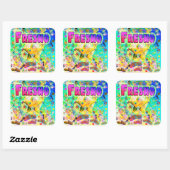 フレズノ・エポック・アワー・ステッカー スクエアシール (シート)