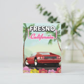 フレズノ カリフォルニア 旅行ポスター ポストカード (スタンド正面)