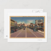 フレズノ、ブロードウェイで北カリフォルニアの眺め- ポストカード (正面/裏面)