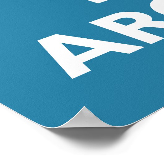 フレックアウト走のまわりに ポスター (角)