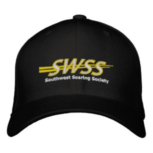 フレックスフィット野球帽 – SWSS （ピックハット&カラー） 刺繍入りキャップ